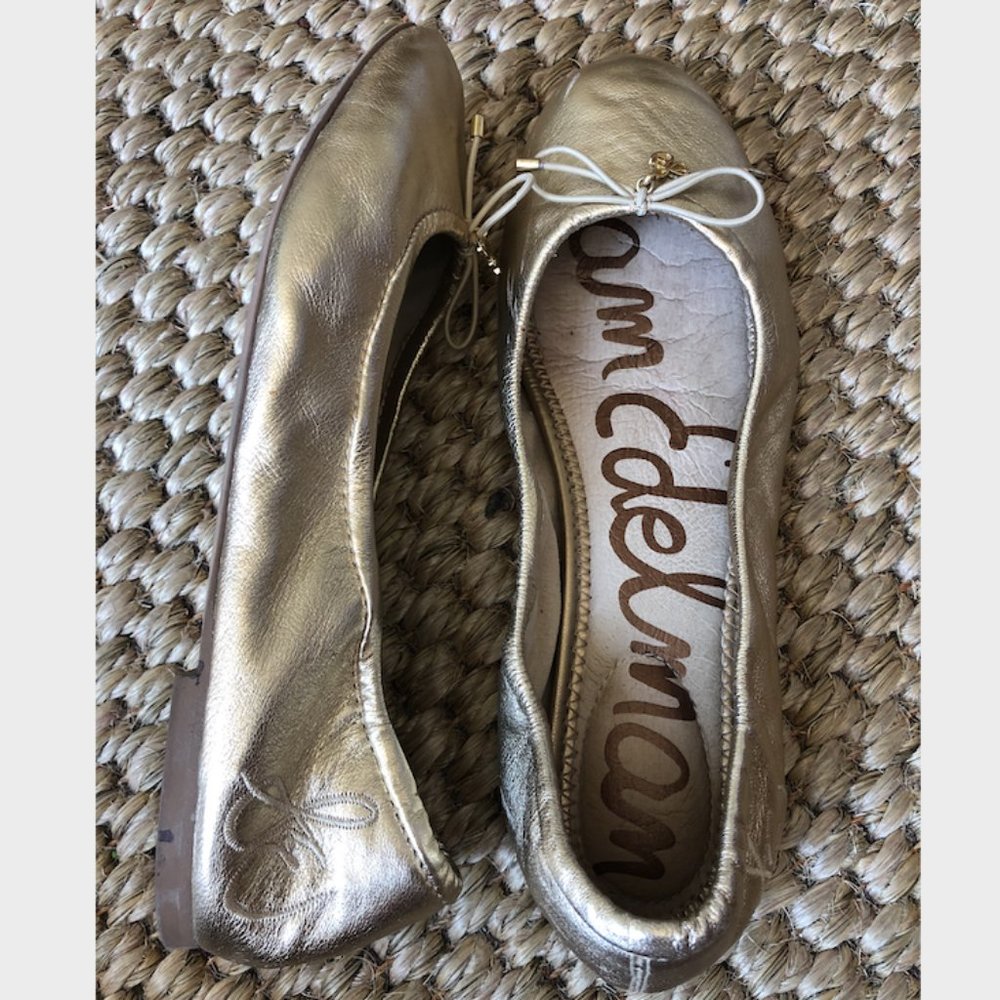 Sam Edelman Felicia Gold Flats
